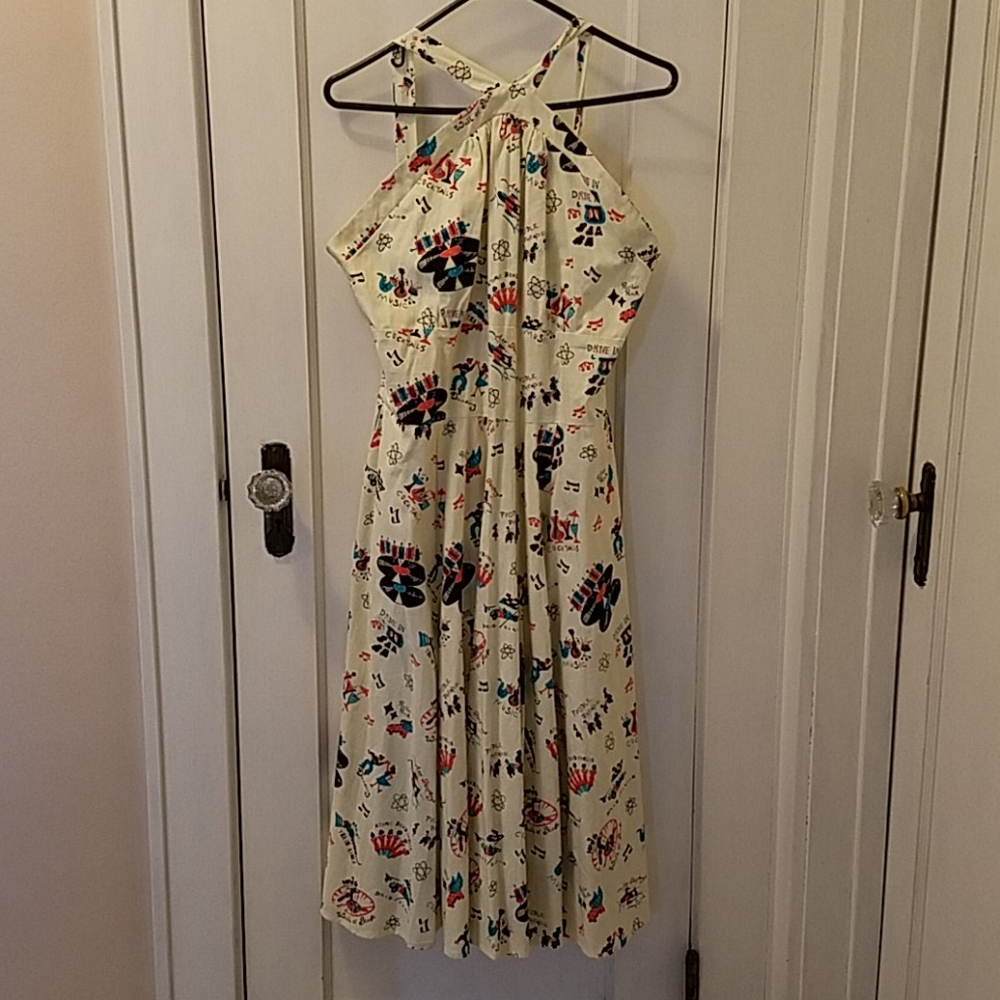 Bernie Dexter Record Print dress